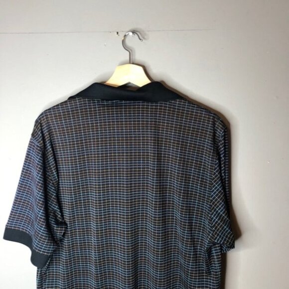 Greg Norman golf black brown shirt polo medium - Picture 9 of 9